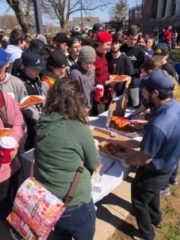 Snacks after the Cleanup Thank You Dominos!